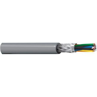 Belden 8138 28/8P RS-232/485 Low Cap Cable TC Shielded CL2 Datalene PE/PVC 30V Chrome