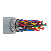 Belden 8312 22/12.5P RS-232 Low Cap Cable TC Shielded CMG SR-PVC/PVC 300V Chrome