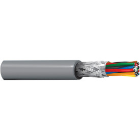 Belden 8340 24/10P RS-232 Low Cap Cable TC Shielded CMG SR-PVC/PVC 300V Chrome