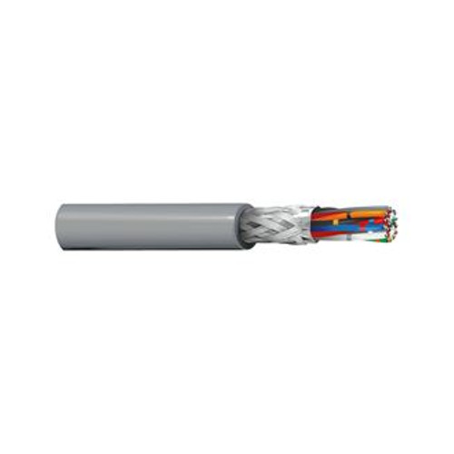 Belden 8342 Multi-Conductor - Low Capacitance Computer Cable for EIA RS-232 Applications 12-Pair, 124 AWG PVCR Shield PVC Chrome