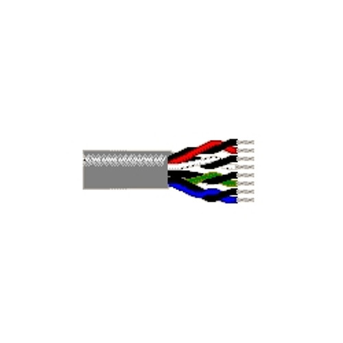 Belden 9161 Multi-Pair Cable, 8 Pair, 18 AWG, 16x30 Strands, Tinned Copper,  Twisted Pair, PVC