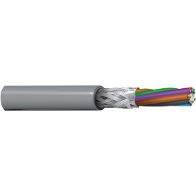 Belden 9615 24/10C EIA RS-232 Computer Cable TC Shielded CMG SR-PVC/PVC 300V Chrome
