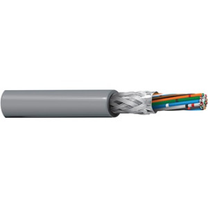 Belden 9617 24/25C RS-232 Computer EIA Cable TC Shielded CMG SR-PVC/PVC 300V Chrome