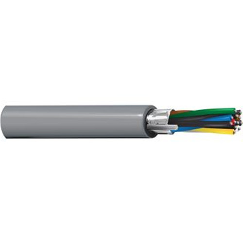 Belden 9682 Multi-Conductor - Low Capacitance Computer Cable for EIA RS-232/422 6-Pair 24 AWG PER FS PVC Chrome