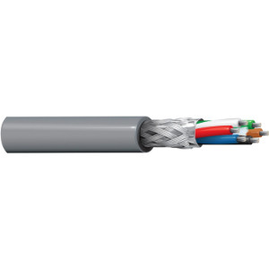 Belden 9791 28/6P RS-232/423 Low Cap Cable TC Shielded CL2 Datalene PE/PVC 300V Chrome