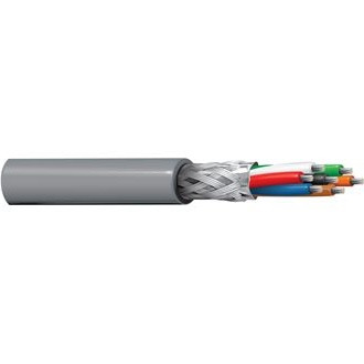 Belden 9932 24/7C RS-232/423 Low Cap Cable TC Shielded CM Datalene PE/PVC 300V Chrome