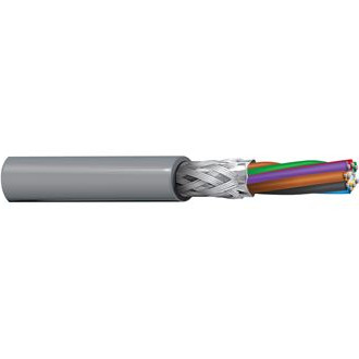 Belden 9935 24/10C RS-232/423 Low Cap Cable TC Shielded CM Datalene PE/PVC 300V Chrome