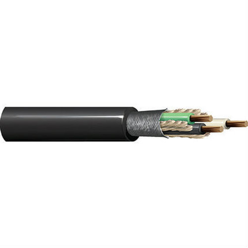 Belden 19124 Portable Cordage, Type SJ, 3 Conductors, 16 AWG, 65x34 Strands, Bare Copper, EPDM Insulation, Rubber Jacket