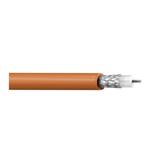 Belden 83264 30 AWG Mil-Spec Coax Cable 75 Ohm RG-179 SCCS Shielded PTFE/FEP 900V Brown