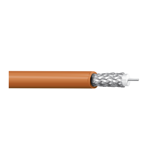 Belden 84142 19 AWG Mil-Spec Coax 50 Ohm RG-142 Cable SCCS Double Shielded PTFE/FEP 300V Brown