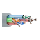 Belden 89728 24/4P RS-232/422 Low Cap Cable TC Individual Shielded CMP FEP/PVDF 300V Gray