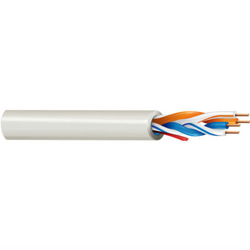 Belden 1227A1 Multi-Conductor - Category 3 Nonbonded-Pair Cable 2-Pair U/UTP CMR 1,000' Box Gray