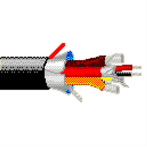 Belden 1512C Multi-Conductor - Flexible, CM Rated Cable 8-Pair 24 AWG PO FS PVC FS PVC Black, Matte