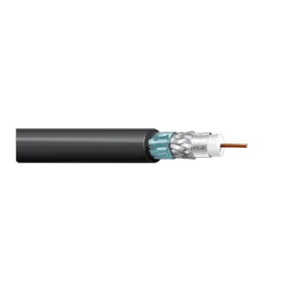 Belden 1794A 16 AWG SDI RG-7 Coax Cable BC Shielded CMR FPE/PVC 300V Black