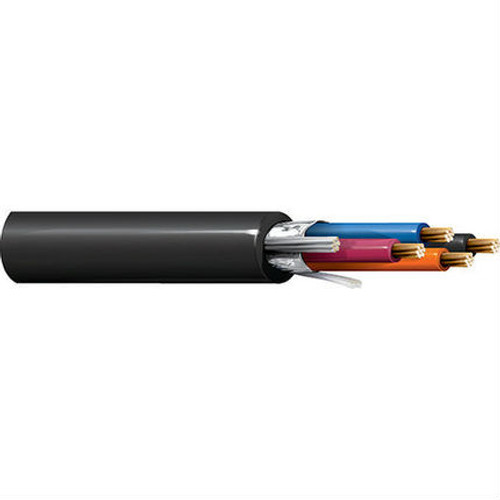 Belden 28326AS Multi-conductor, Stranded 7x26, 600 V, 18 AWG, 4 Bare Copper Conductors, Pvc/nylon Insulation, PVC Jacket