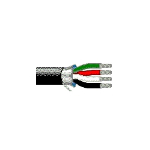 Belden 5202F1 Multi-Conductor - Water-Blocked for Indoor/Outdoor Use 4 16 AWG PVC FS PVC Black