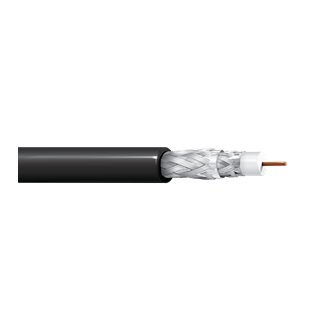 Belden 7916AP 18 AWG RG6 Cable BC Quad Shield CMP FEP/PVC 300V Natural