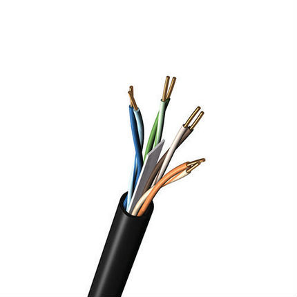 Belden 7940A 23/4P Cat6 DataTuff Cable BC U/UTP CMX/CMR PO/PVC Black