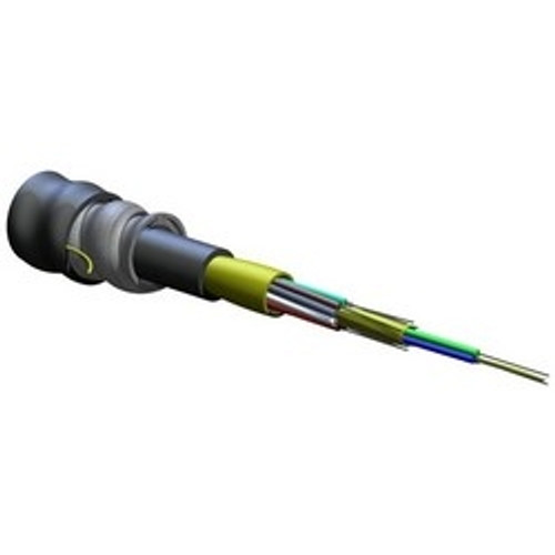 FREEDM One Tight-Buffered, Interlocking Armored Cable, Plenum, 12 fiber, 50 multimode (OM3)