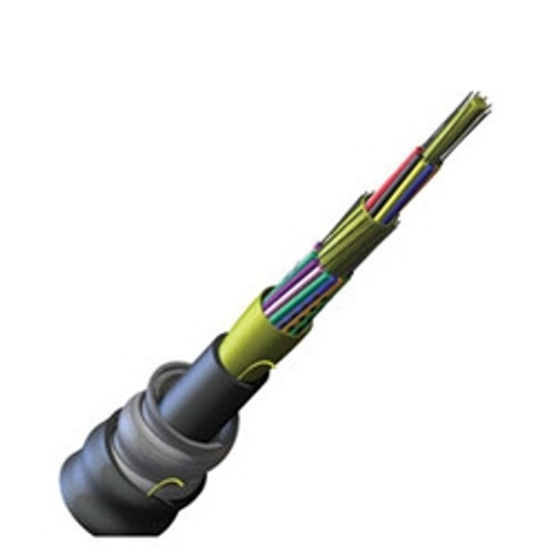 FREEDM One Tight-Buffered, Interlocking Armored Cable, Riser, 24 fiber, Single-mode (OS2)