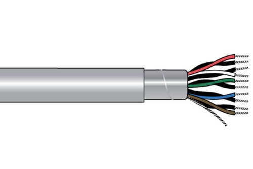 Alpha 2211C SL001 22AWG 7/30 1PR FOIL SHLD Slate