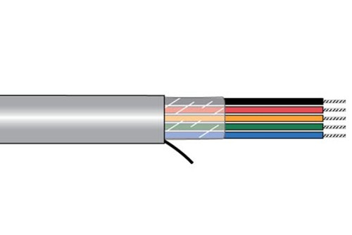 Alpha 5002C SL001 22AWG 7/30 2C UNSHLD Slate