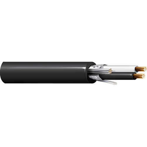 Belden 20/1P 300V Power-Limited Tray Cable BC Shielded PLTC/ITC/CMG PVC/PVC Black