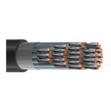 Belden 16/24P 600V Tray Cable BC I/O Shield TC-ER/NPLF PVCNYL/PVC Black