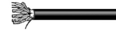 Belden 16/36TR 600V Tray Cable BC I/O Shield TC-ER/NPLF PVCNYL/PVC Black