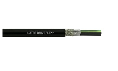 Lutze A2171204 Driveflex Composite 12/4C + 16/1Pair XLPE/PVC Flexible VFD Cable 105C 600V/1KV