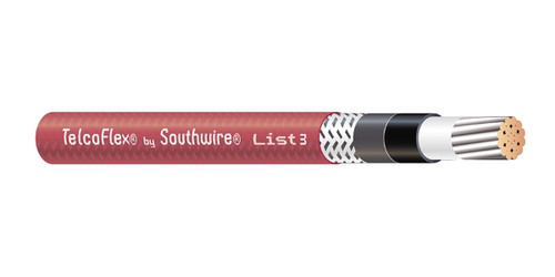 2/0 AWG Southwire TelcoFlex L3 Red-Black Stripe 56978201
