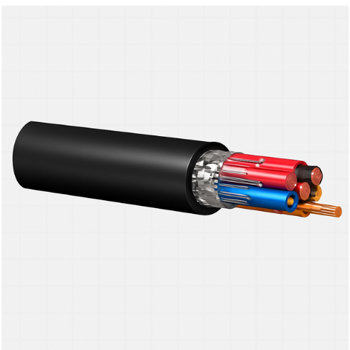 16 AWG 4C VNTC Shielded Tray Cable E2 600V ER | By the Foot