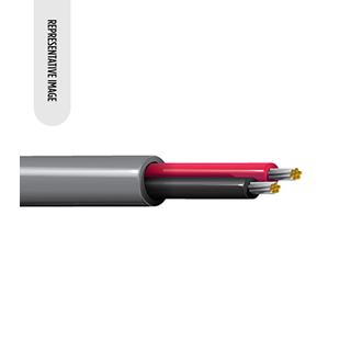 Belden 9452 Multi-Conductor - Two-Conductor, Low-Impedance Cable 2 24 AWG  PE Shield PVC Black