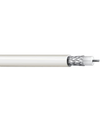 Belden 83265 Coax - 50 Ohm Coax M17/93-RG178 White