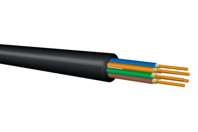 6 Fiber Single Mode TB PVC Riser Black