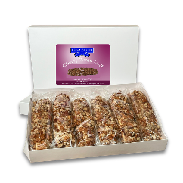 NEW!  Gift Box of Cherry Pecan Logs