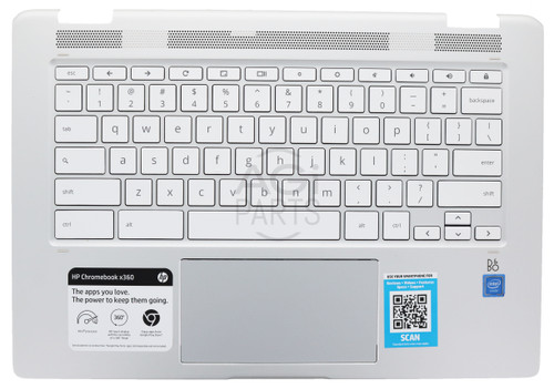 HP X360 14B-CA0 (TOUCH) *RECERTIFIED* PALMREST WITH KEYBOARD & TOUCHPAD
