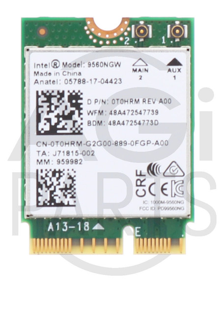DELL LATITUDE 3310 (TOUCH & NON) / LATITUDE 3310 (2-in-1) (TOUCH) / LATITUDE 5400 WLAN CARD