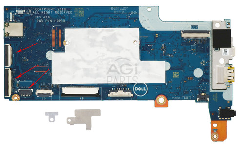 DELL 3100 (NON-TOUCH) (2 USB-C) MOTHERBOARD 4GB --MODEL FOR USE WITH 2 USB-C PORT-- *Please view part Details before purchase.