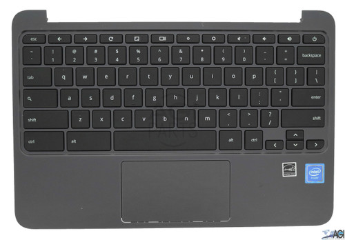 HP 11 G4-EE *RECERTIFIED* PALMREST WITH KEYBOARD & TOUCHPAD (DARK GRAY)