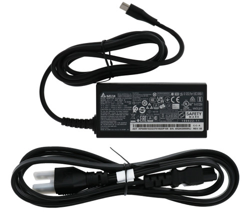 ACER C851 / C851T (TOUCH) / C934 / C934T (TOUCH) / CB311-9H / CB514-1H (NON-TOUCH) / CB514-1HT (TOUCH) / CB515-1H (NON-TOUCH) / CB515-1HT (TOUCH) / R756T (TOUCH) *RECERTIFIED* USB-C AC ADAPTER
