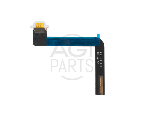 iPad 5 / iPad 6 Charging Port with Flex Cable - White