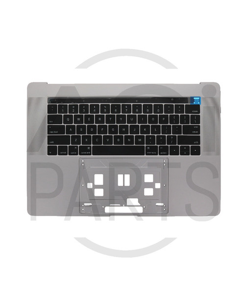 Top Case with Keyboard and Touch Bar for 15" MacBook Pro Retina A1707 Late 2016 - Mid 2017 Space Gray