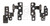 LENOVO 14E G2 (TOUCH & NON) HINGE SET