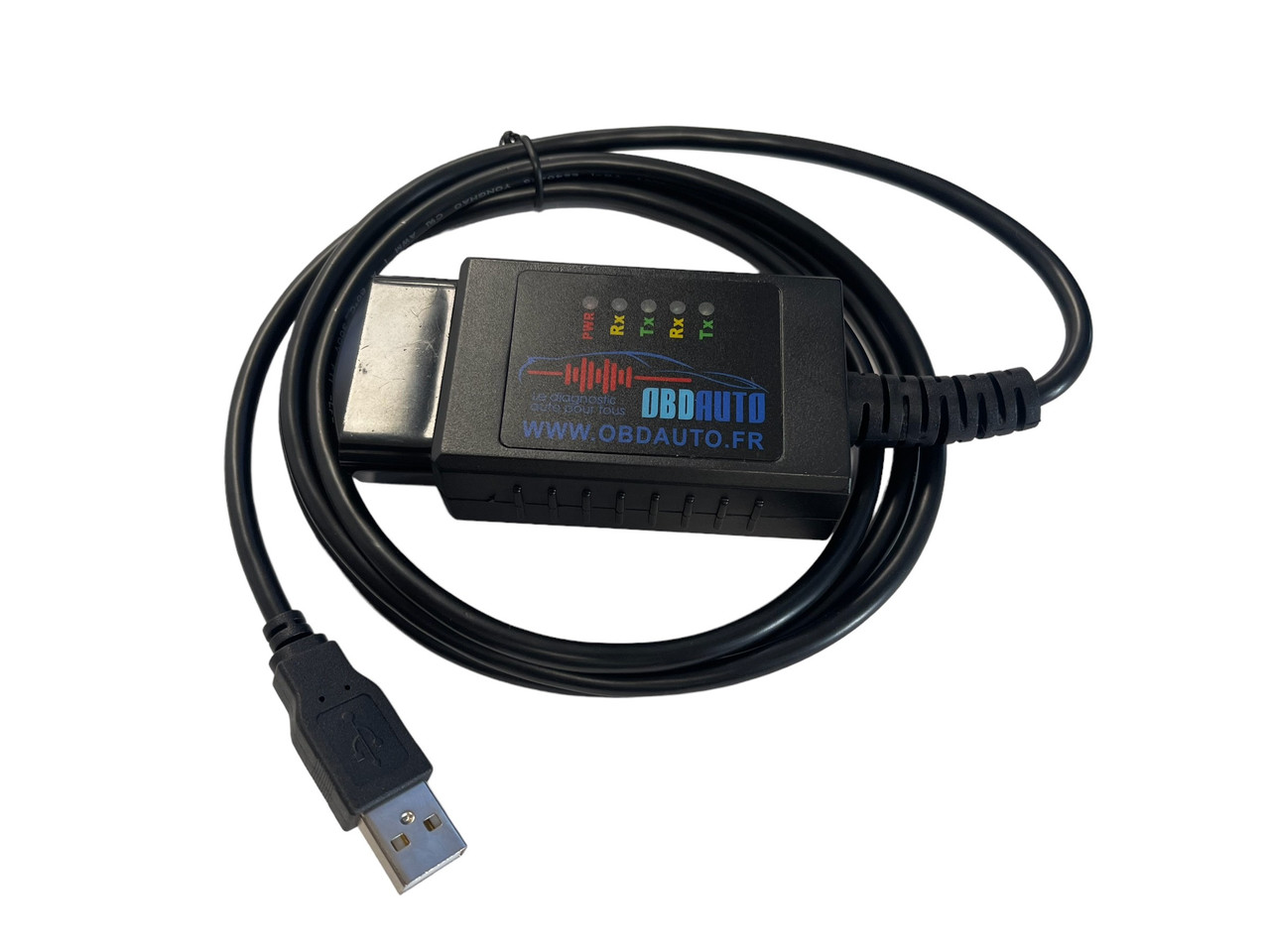 Câble d'interface USB ELM 327 pour diagnostic auto OBD2 - Amplificateur  auto - Achat & prix