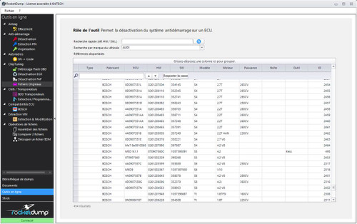 RocketDump  + RocketDump EVO pour l'automobile (Edition Professionnelle)