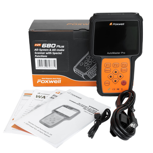 Scanner professionnel  Foxwell NT680 Plus (Version upgradée NT680 Pro) avec mises à jour illimitées