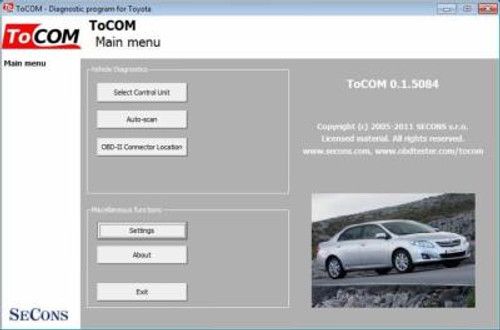 TOCOM version "Pro" pour véhicules Toyota Lexus Scion de 1996 à 2020 +