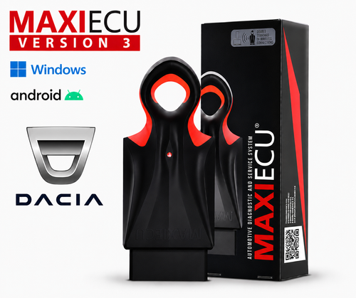 Pack pro Dacia : Interface Maxiecu + Logiciel MAXIECU 3 en français (Windows et Android)