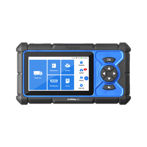 TOPDON ArtiDiag HD – Valise diagnostic poids lourds (60+ marques)